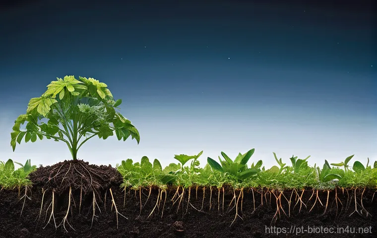 바이오 기반 농업 기술 - **Prompt:** "A vibrant, panoramic view of a thriving organic farm in the sun-drenched Portuguese Ale...