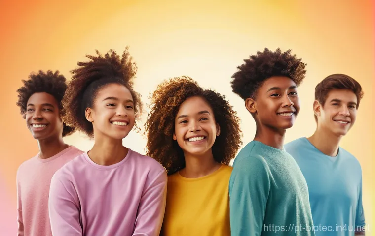 암 면역요법 최신 연구 - **Prompt:** A vibrant, empowering image showcasing a diverse group of adults and teenagers (fully cl...